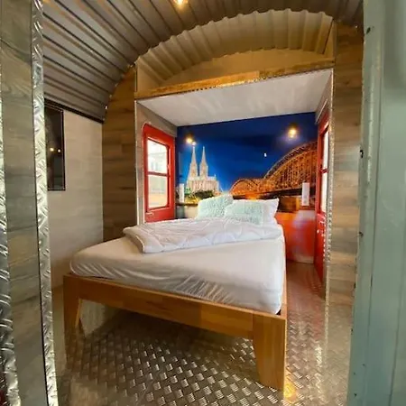 بيت للعطل Gleis 2, Waggon Mit Ofen, Optional Mit Whirlpool Und Sauna