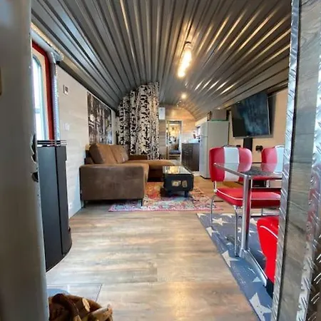 بيت للعطل Gleis 2, Waggon Mit Ofen, Optional Mit Whirlpool Und Sauna *