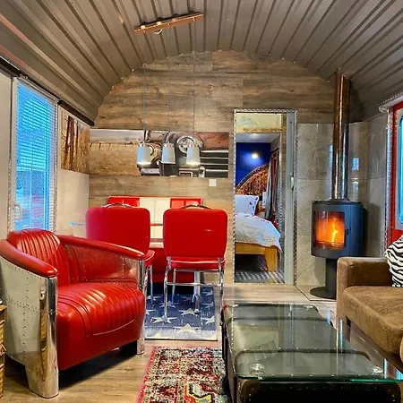 Holiday home Gleis 2, Waggon Mit Ofen, Optional Mit Whirlpool Und Sauna