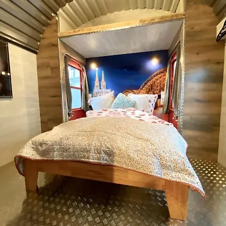 Holiday home Gleis 2, Waggon Mit Ofen, Optional Mit Whirlpool Und Sauna