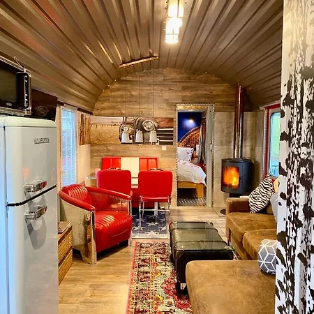 Ferienhaus Gleis 2, Waggon Mit Ofen, Optional Mit Whirlpool Und Sauna Dahlem (Euskirchen)