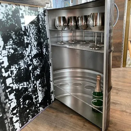 Gleis 2, Waggon Mit Ofen, Optional Mit Whirlpool Und Sauna Ferienhaus