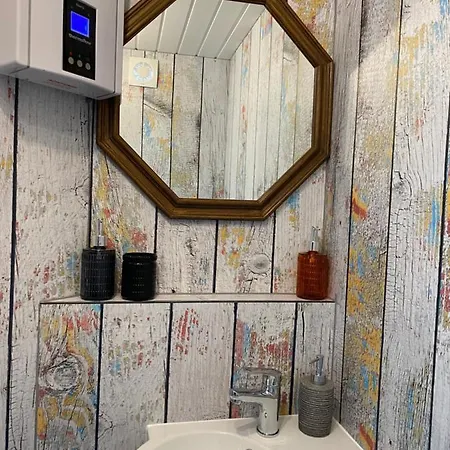 Gleis 2, Waggon Mit Ofen, Optional Mit Whirlpool Und Sauna Ferienhaus