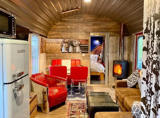 Vakantiehuis Gleis 2, Waggon Mit Ofen, Optional Mit Whirlpool Und Sauna Dahlem (Euskirchen)