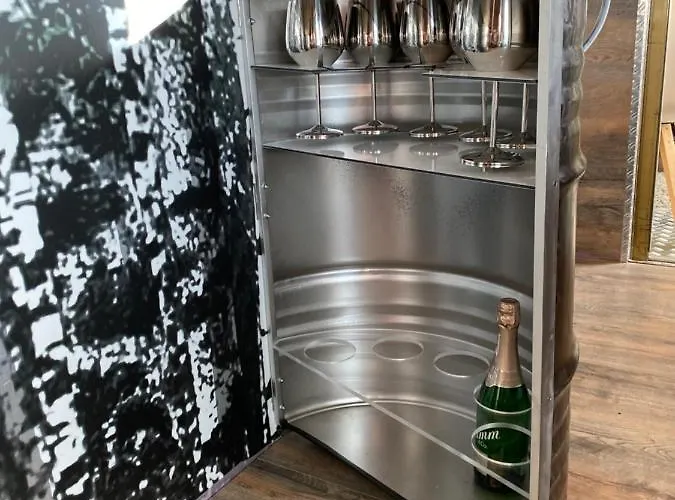 Gleis 2, Waggon Mit Ofen, Optional Mit Whirlpool Und Sauna Feriehus